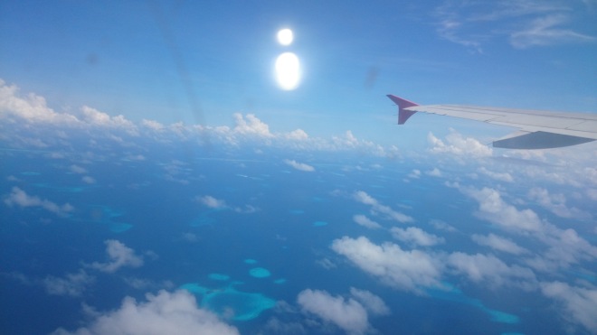 view from aeroplane